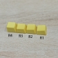 4-in-1 OEM R1~R4 Replacement Keycaps Kit  No Legends 1U for Cherry MX Switch